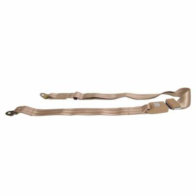 Safe-T-Boy - Safe-T-Boy STBSB2LSTN 2Pt Tan Lap Belt Standard Buckle Each