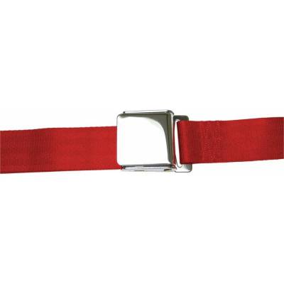 Safe-T-Boy - Safe-T-Boy STBSB2LARD 2Pt Red Lap Belt Airplane Buckle Each