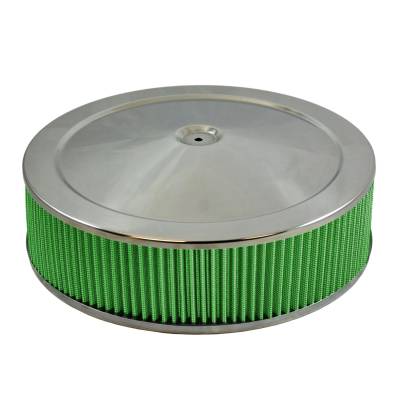 Green Filter USA - Green Filter 2344 Air Cleaner Assembly 1.25" Drop Base 14" Top