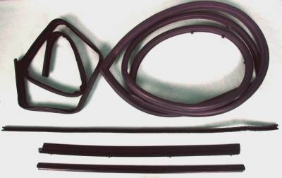 Fairchild Industries - Fairchild Industries KD1010B Belt Channel Seal Kit Passenger Side for CJ7