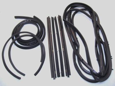 Fairchild Industries - Fairchild KD2013 Belt Channel Seal Kit Inner/Outer Driver/Passenger for Jeep CJ