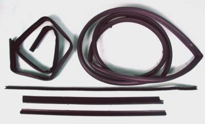 Fairchild Industries - Fairchild Industries KD1010C Belt Channel Seal Kit Driver Side for Jeep CJ7