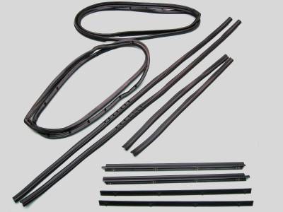 Fairchild Industries - Fairchild KD2010 Belt Channel Seal Kit Inner/Outer Driver/Passenger for Jeep CJ