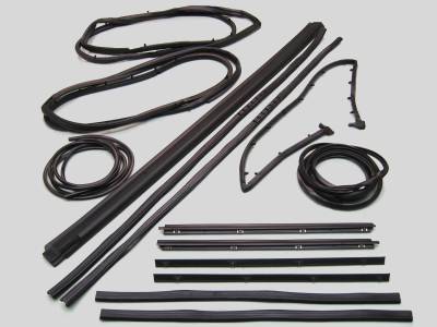 Fairchild Industries - Fairchild Industries KD4004 Weatherstrip Kit Front for Jeep Wrangler