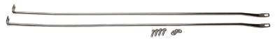 Kentrol - Kentrol 30529 Polished Strut Rod Kit for 97-06 Jeep Wrangler TJ