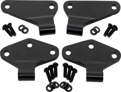 Kentrol - Kentrol 50580 Black Body Side Door Hinge Set 4pc for 07-18 Jeep Wrangler JK 2DR