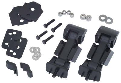 Kentrol - Kentrol 80571 Textured Black Hood Catch Pair for 07-18 Jeep Wrangler JK