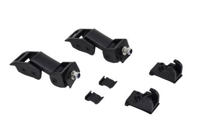 Kentrol - Kentrol 80704 Textured Black Hood Catch Kit for 07-18 Jeep Wrangler JK