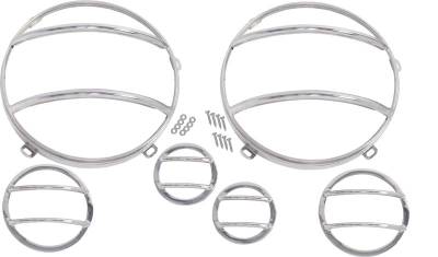 Kentrol - Kentrol 30013 Headlight & Marker Cover Set 6pc for 07-18 Jeep Wrangler JK