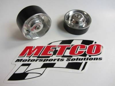 Metco Motorsports - Metco Motorsport MIP-76D 76mm Billet Double Bearing Idler Pulley Cobra/Lightning