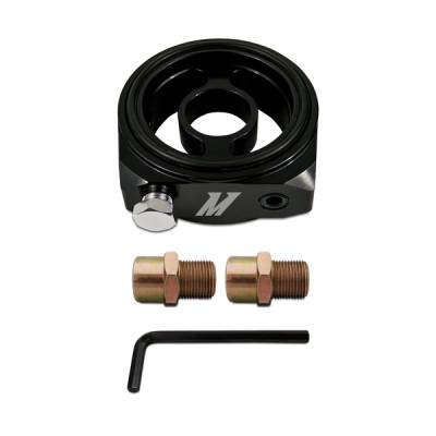 Mishimoto - Mishimoto MMOP-TPS Oil Sandwich Plate Adapter w/3 x 1/8" NPT Ports