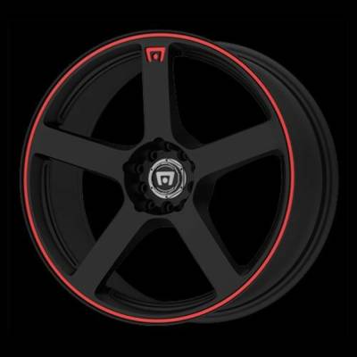 Motegi - Motegi Wheels MR116 FS5 16x7 5x100/4.5 40mm Gloss Black/Machined MR11667031340