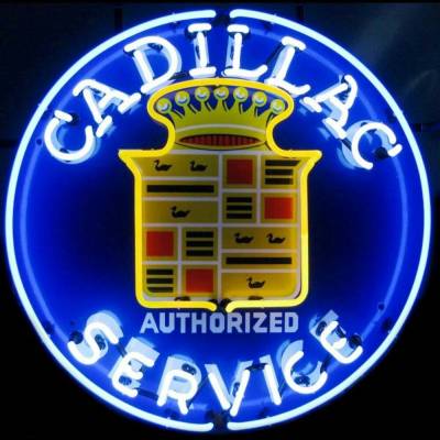 Neonetics - Neonetics 5CADSR Cadillac Service Neon Sign
