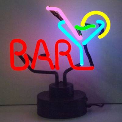 Neonetics - Neonetics 4BARMA Bar Martini Neon Sculpture