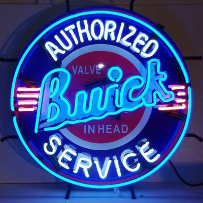 Neonetics - Neonetics 5BUIBK Buick Neon Sign w/Silkscreen Backing
