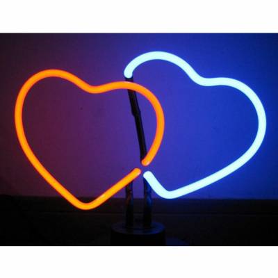 Neonetics - Neonetics 4HEART Double Hearts Neon Sculpture