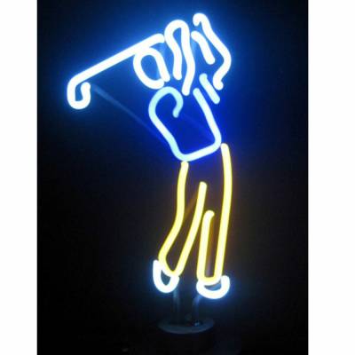 Neonetics - Neonetics 4GOLFX Golfer Neon Sculpture