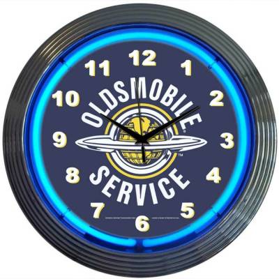 Neonetics - Neonetics 8OLDSM Service Neon Clock for GM/Oldsmobile