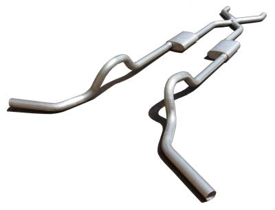 Pypes Performance Exhaust - Pypes SGT79S 2.5" Street Pro Exhaust System for 67-74 Chevy/GMC 2WD Truck
