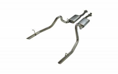 Pypes Performance Exhaust - Pypes SFM13V 2.5" Violator Dual Exhaust System for 79-97 Ford Mustang GT LX