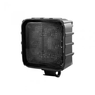Recon - Recon 264504BK 4.25" Square LED Driving Light Kit Black Chrome/White