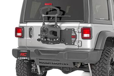 Rough Country Suspension Systems - Rough Country Spare Tire Carrier Reinforcement Bracket for Wrangler JL 10603