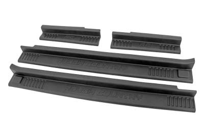 Rough Country Suspension Systems - Rough Country Front/Rear Door Sill Entry Guards for Jeep Wrangler JK 4DR 10567