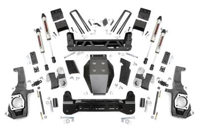 Rough Country Suspension Systems - Rough Country 26070 5" V2 Lift Kit NTD for 11-19 Silverado/Sierra 2500HD/3500