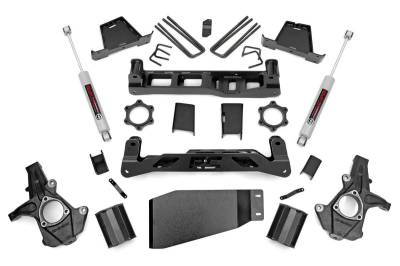 Rough Country Suspension Systems - Rough Country 26430 7.5" Suspension Lift Kit for 07-13 Silverado/Sierra 1500 4WD
