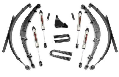 Rough Country Suspension Systems - Rough Country 50170 4" V2 Suspension Lift Kit for 99-04 Super Duty V10/Dsl 4WD