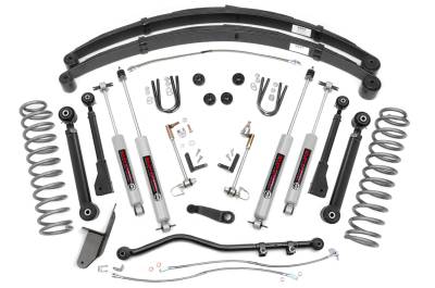 Rough Country Suspension Systems - Rough Country 63330 4.5" X-Series Lift Kit for 84-01 Cherokee XJ w/RR Springs