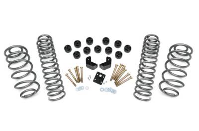 Rough Country Suspension Systems - Rough Country 647 3.75" Suspension Lift Kit Combo for 97-06 Wrangler TJ 4.0L 4WD