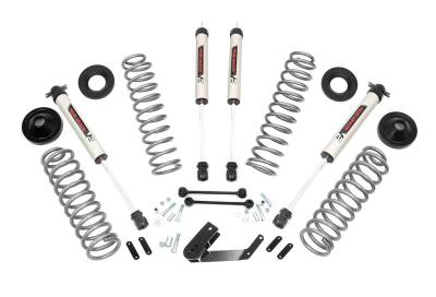 Rough Country Suspension Systems - Rough Country 66970 3.25" V2 Suspension Lift Kit for 07-18 Wrangler JK 4DR 4WD