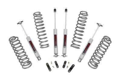 Rough Country Suspension Systems - Rough Country 2.5" Suspension Lift Kit for 07-18 Wrangler JK 4DR 4WD 67930