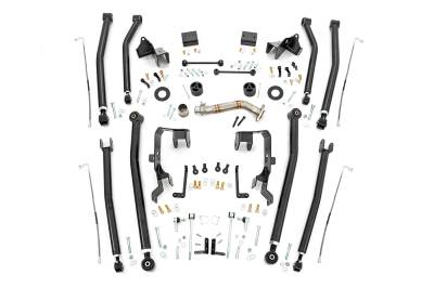 Rough Country Suspension Systems - Rough Country 78600U Long Arm Upgrade Kit 4"-6" Lift for 07-18 Jeep Wrangler JKU