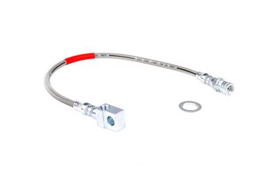 Rough Country Suspension Systems - Rough Country Rear Stainless Brake Line 73-91 GM Trucks w/4"-6" Lift 89335S