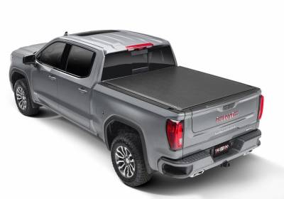 RealTruck Truxedo - Truxedo Lo Pro QT Vinyl Roll-Up Tonneau Cover Silverado/Sierra 6.6' 572601