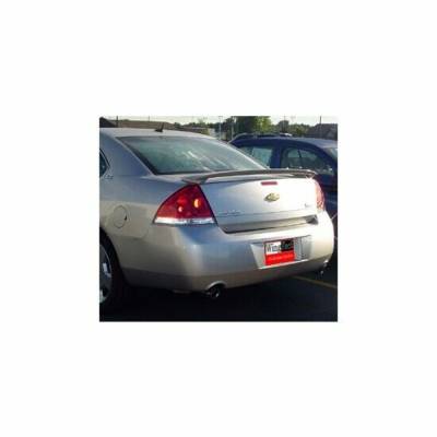 WingTech - WingTech Factory Style Two Post Rear Spoiler Un-Lighted ABS-139