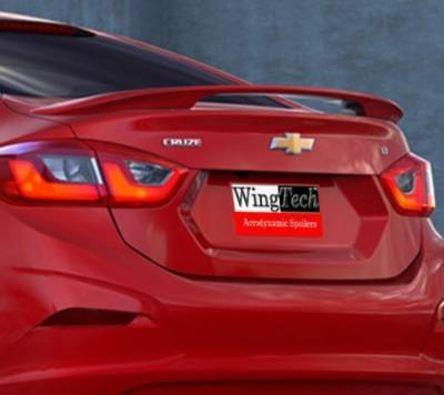 WingTech - WingTech Factory Style Two Post Rear Spoiler Un-Lighted ABS-424A