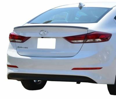 WingTech - WingTech Custom Style Lip Mount Rear Spoiler Un-Lighted ABS-429A