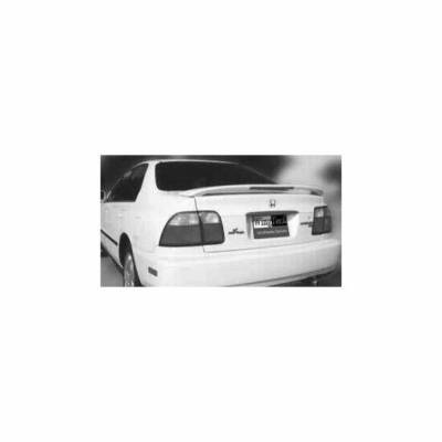WingTech - WingTech Factory Style Two Post Rear Spoiler Lighted ABS-120