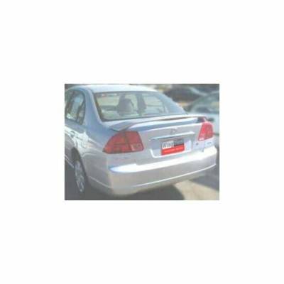 WingTech - WingTech Factory Style Two Post Rear Spoiler Lighted ABS-103
