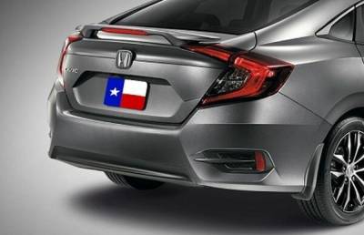 WingTech - WingTech Factory Style Two Post Rear Spoiler Lighted ABS-420A