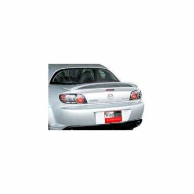 WingTech - WingTech Factory Style Two Post Rear Spoiler Un-Lighted ABS-137