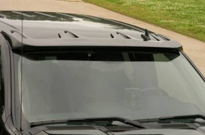 WingTech - WingTech Front Windshield Sun Visor Un-Lighted 07-13 GM Truck WT-14240