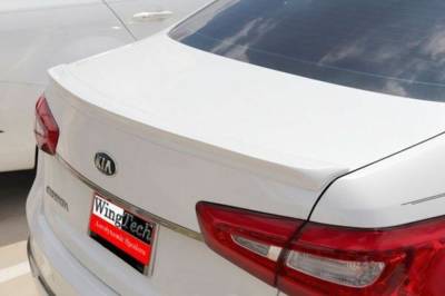 WingTech - WingTech Custom Style Lip Mount Rear Spoiler Un-Lighted WT-14283