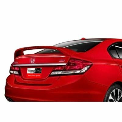 WingTech - WingTech Factory Style Two Post Rear Spoiler Lighted ABS-370