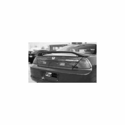 WingTech - WingTech Factory Style Two Post Rear Spoiler Lighted ABS-073