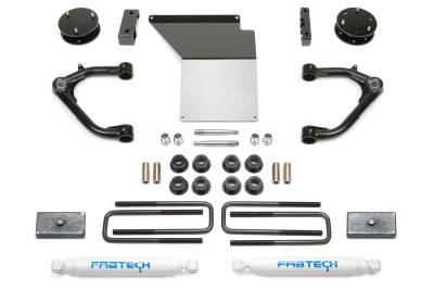 Fabtech - Fabtech K1071 Lift Kit w/Uniball UCA for Sierra/Silverado 1500