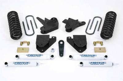 Fabtech - Fabtech K2100 Basic Lift System w/Shocks for Ford F250/F350 Diesel 2WD
